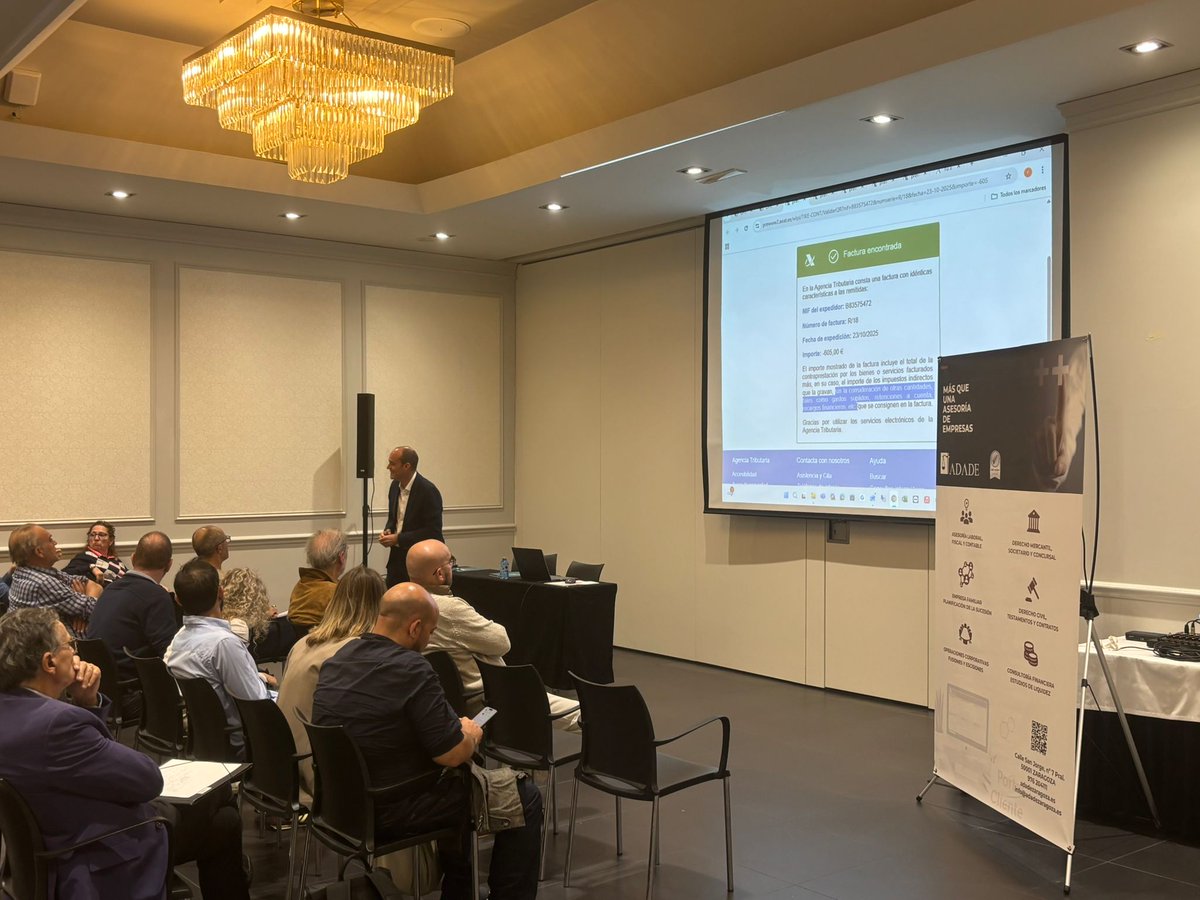 ADISSInforma's tweet image. 🙌 Gran mañana con nuestros amigos de @ADADEAsesoresSL .
Repasamos el sistema #Verifactu y la facturación electrónica, y conocimos de la mano de Raúl Esteban Rojo la solución #ERPLOOP.
 ¡Seguimos adelante! 🚀
#FacturaElectrónica #TransformacionDigital #Adiss