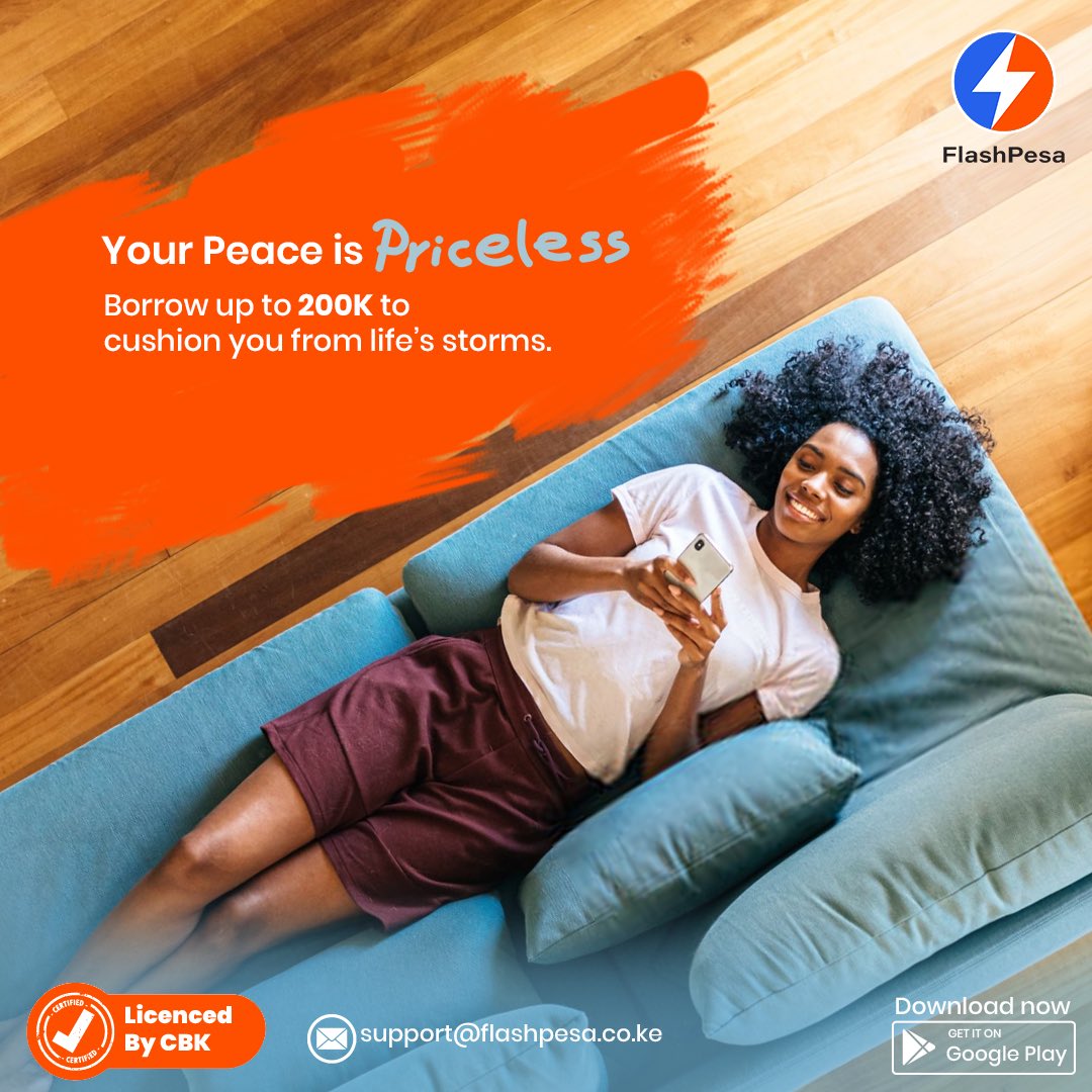 FlashPesa's tweet photo. Download our app from Google PlayStore and get started today! ⚡️

#fastcredit 
#loanapp 
#loanapproval 
#credit 
#flashpesa https://t.co/fe11GPClhN