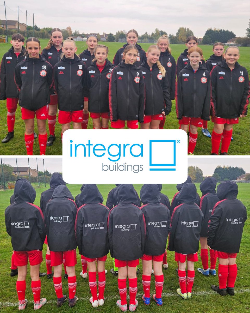 IntegraBuild's tweet image. Back of the net! ⚽

AFC Preston U13s football team have received their new training coats ... sponsored by Integra!

We&apos;re pleased to be supporting the team with its new gear - especially as the weather starts to turn chilly. 🥶

Good luck for the season ahead!

#MakeItModular