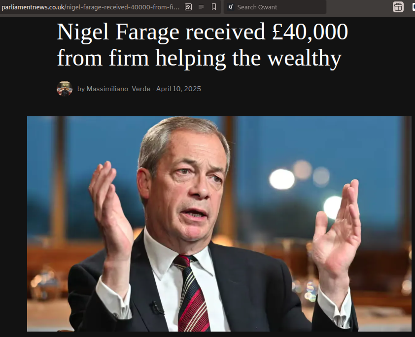 Invaded by the rich? #NeverVoteReformUK 👇