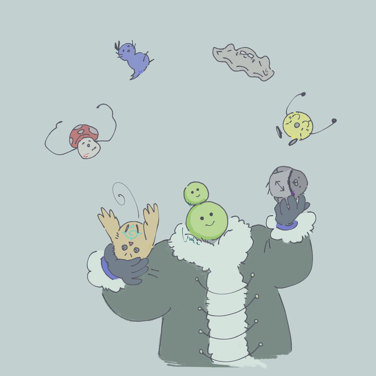 ｵﾃﾀﾞﾏｺﾞｯｺﾗｸｶﾞｷｬ🤹