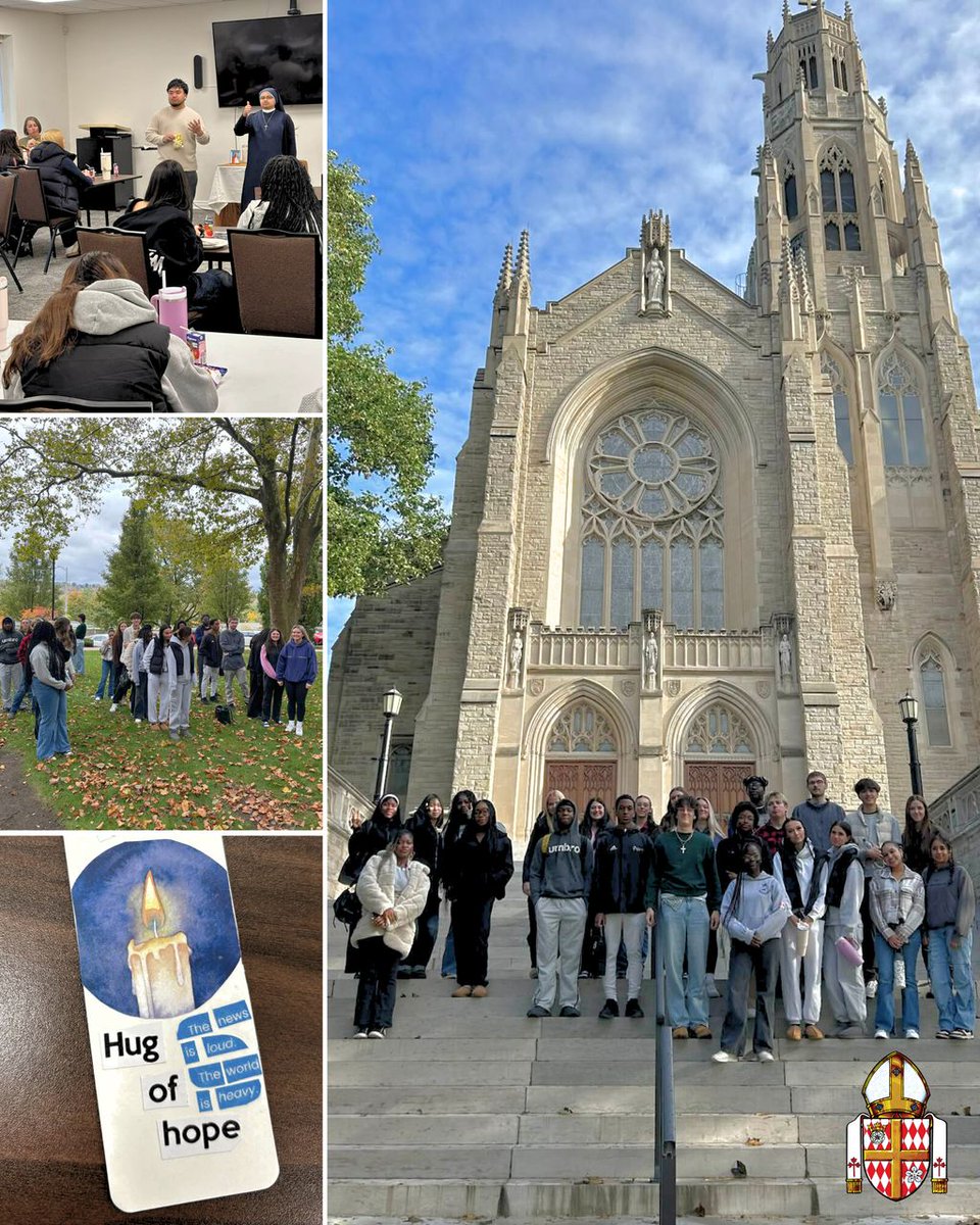 On October 22, Grade 12 Catholic Leadership students from Assumption College School in Brantford visited the Chancery Office for a day of retreat with the Offices of Evangelization &amp; Catechesis and Youth Ministry. Thank you to our young leaders for being true pilgrims of hope! 🌿