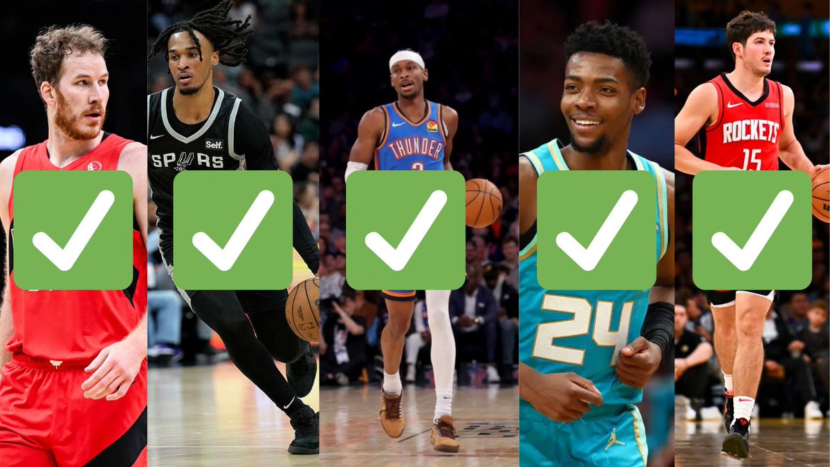 McBetss's tweet photo. $50 to 5 who LIKE this post⬇️

Must FOLLOW @McBetss 👑

7-0 ON NBA THIS SEASON🔥

John Collins 10+ Pts ✅
Brandon Miller 15+ Pts ✅
Jakob Poeltl 2+ Asts ✅
Stephon Castle 21+ Pts + Asts ✅
John Collins 16+ Pts + Rebs ✅
Reed Sheppard 3+ Assists ✅
SGA/KD Combined 52+ Points ✅

INSANE start to the season… and we aren’t done yet 🤝

#GamblingX #Prizepicks #DFS