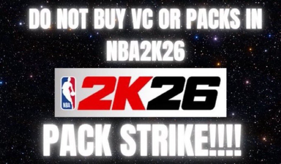 2K Will Make A Insane Drop Tomorrow And Every week moving foward

We will not buy packs until change is needed. We will spam their leak post today with #playersoverprofits and like every single comment.

We demand change