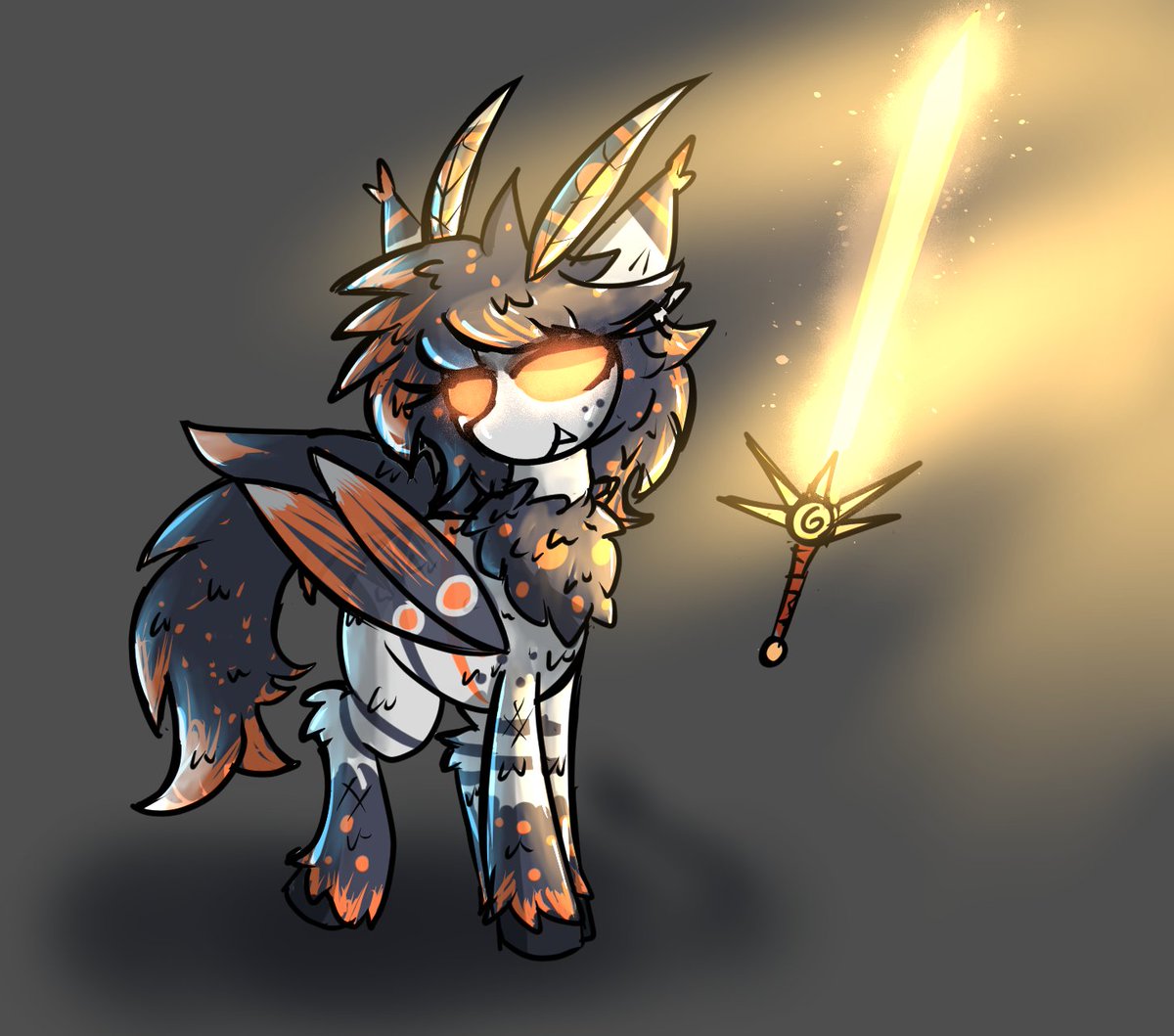 Tried to design some moths. They worship the sun.