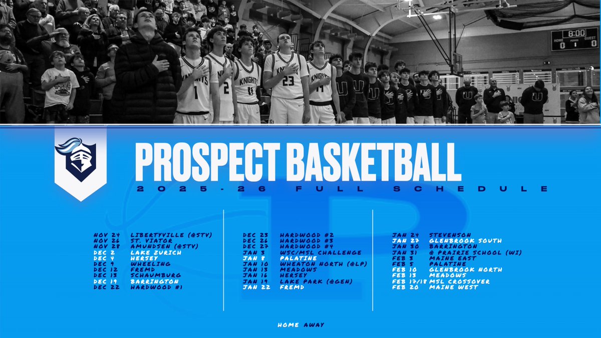 ProspectHoops's tweet image. 2025-26 Season Schedule!  A little over 2 weeks away!!  @KnightsofPHS @dhpreps @ScottMcD_PHS