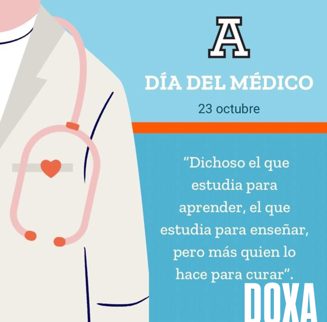 #DiadelMedico felicidades a los profesionales de la salud.