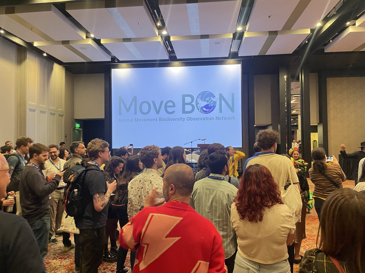 Launch of the new thematic <a href="/GEOBON_org/">GEO BON</a>, MoveBON! Wonderful to see a whole new wealth of biodiversity data being mobilized for policy and research. #livingdata