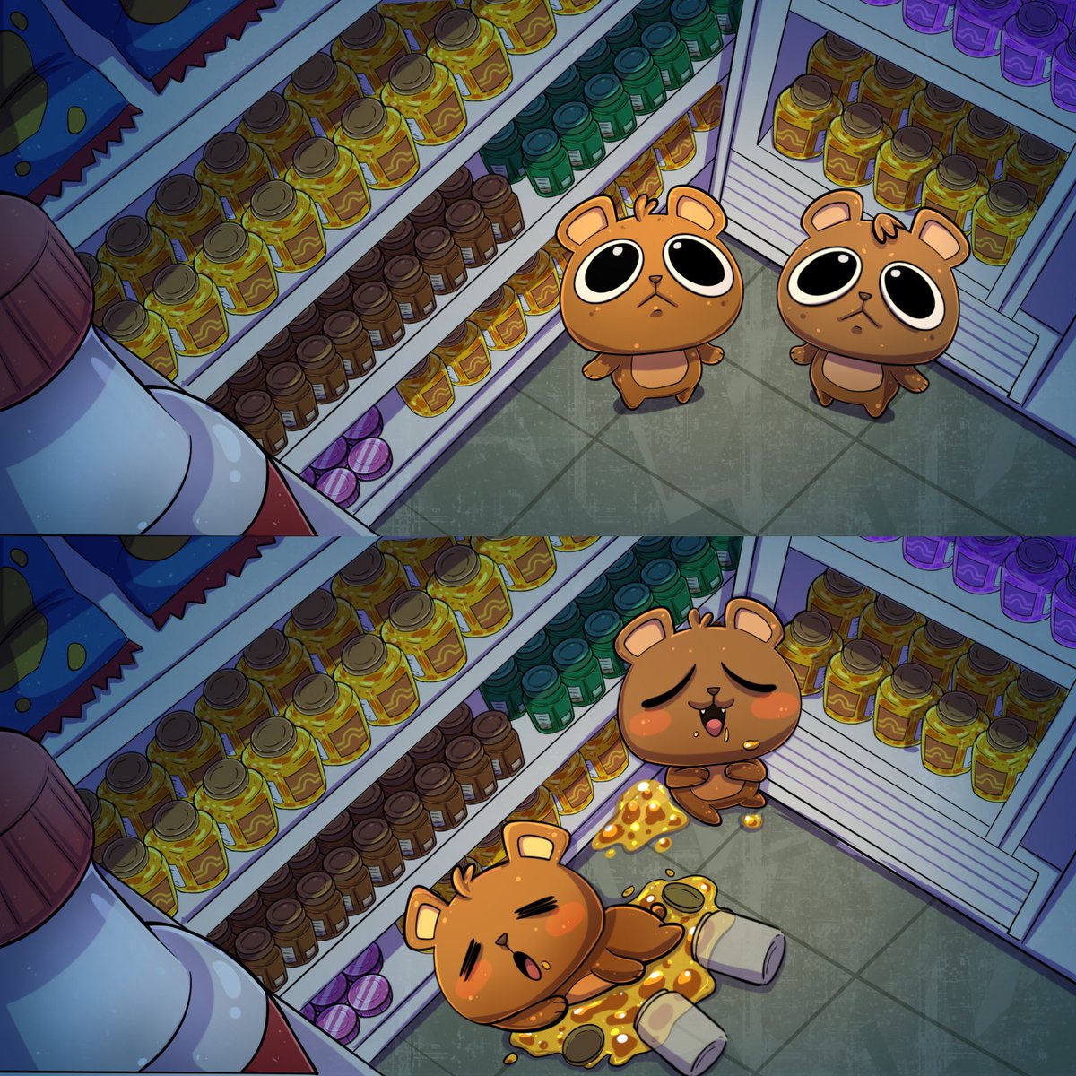 Bearacleseth's tweet image. Just one more jar, bro… I swear 😵💫
10x free mint spots up for grabs 🍯
Like, RT & tag your honey heist crew 🤪