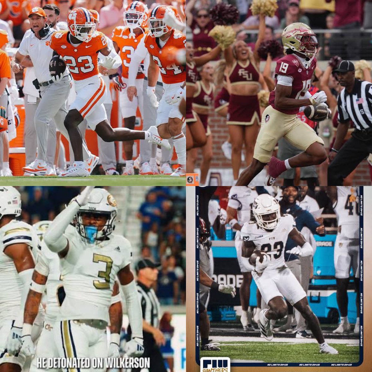 CoachJackMetz32's tweet photo. Crazy how you can turn on your TV on any day there’s football and you’ll likely find a @FloridaHighFB alum. NFL, P4/FBS, FCS, DII etc. these guys come from a detail-oriented program ready to go. Most were here since Kindergarten or 6th grade and played in our MS program. https://t.co/mCl5xp6os6