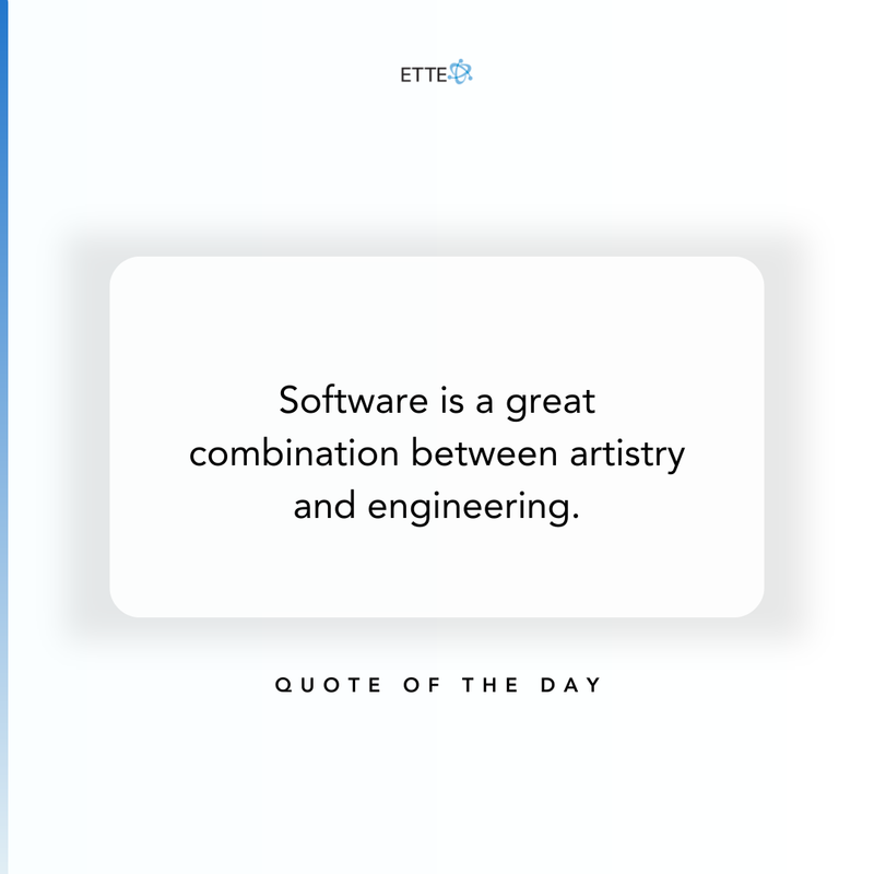 ettebiz's tweet image. 💡At its best, software isn’t just code, it’s creativity meeting precision.

Every great solution is built where artistry and engineering come together to solve real-world problems beautifully. ⚙️

#BusinessIT #NetworkReliability #SmallBusinessSupport #ITMadeSimple