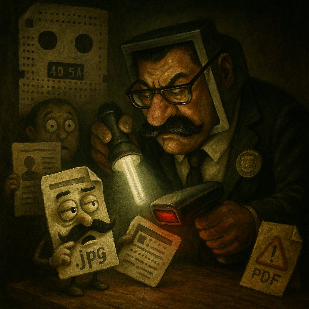 🔍 Daily Dose of D3FEND: File Metadata Value Verification

Fake extensions can lie; but magic numbers don’t. Check the header; the bytes always snitch. 🪪

👉 Full post: linkedin.com/posts/wikipunk…

🌐 Dive deeper: d3fend.mitre.org/technique/d3f:…