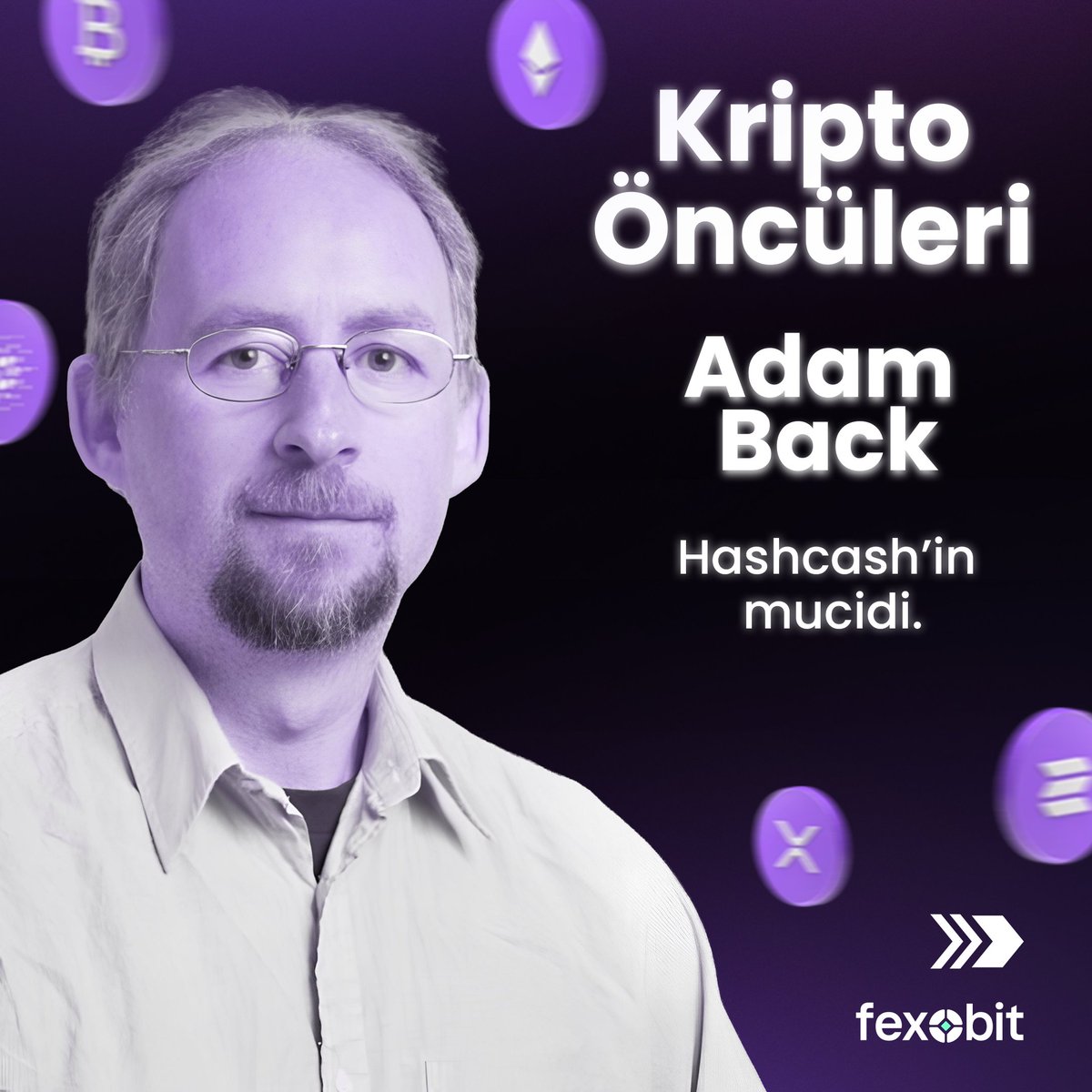 fexobit's tweet photo. Kripto Öncüleri serimizde bu hafta: Adam Back! 🔍
Hashcash’in mucidi, Bitcoin’in madencilik modeline ilham veren öncü isim! 🚀
#Fexobit #KriptoÖncüleri #AdamBack #Hashcash #Bitcoin https://t.co/s6EYPFM0gU
