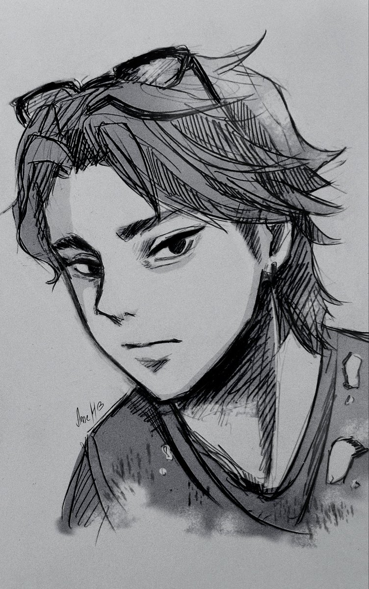 While I’m deep into working on the manga, my hand suddenly really wanted to draw <a href="/senjuKqnnonXD/">Nijiro x senju</a> . May your soul feel as calm as this drawing looks🙌🏻