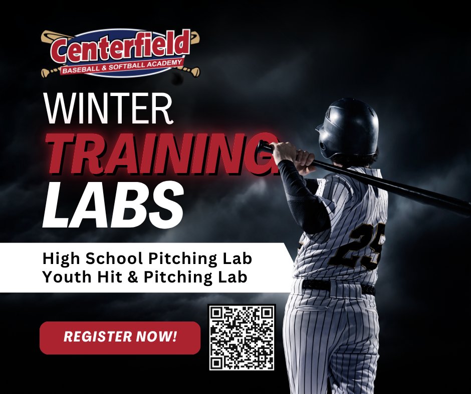 Winter Hitting and Pitching Labs are just a couple weeks away!  Click below and sign up today.....space is limited, so don't wait!

conta.cc/3NAWwlR