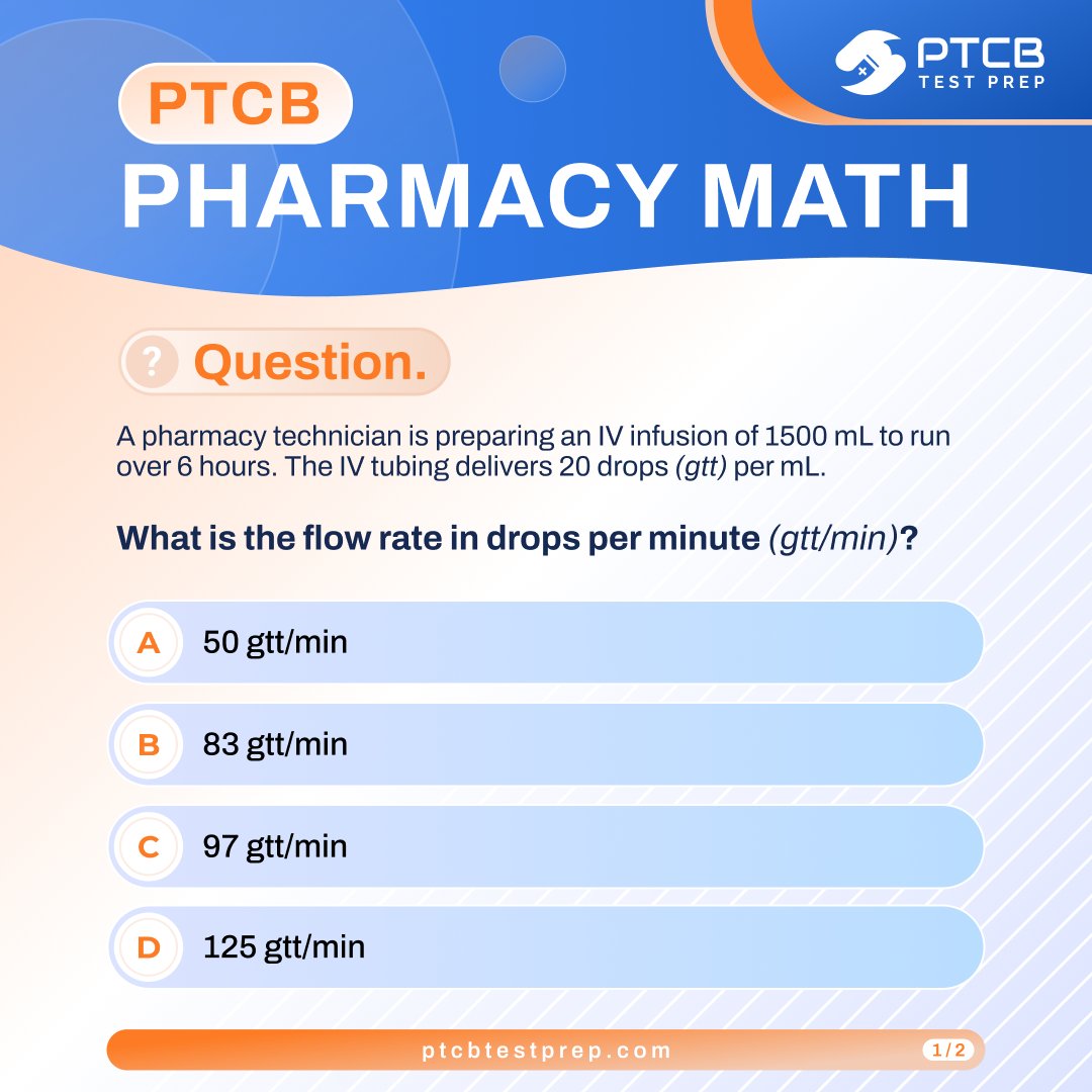 Ptcb Math Test The key to success at PTCB math is practice questions. The more ...