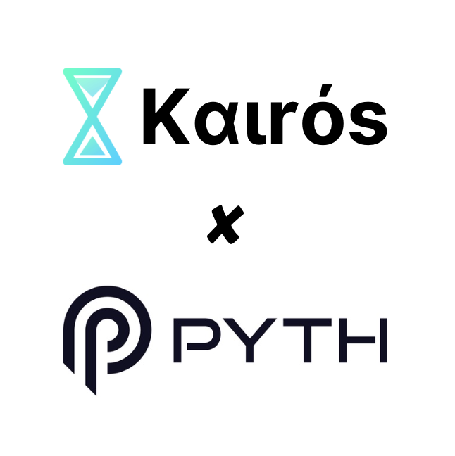 Kairos Swap and Pyth Network collaboration logo