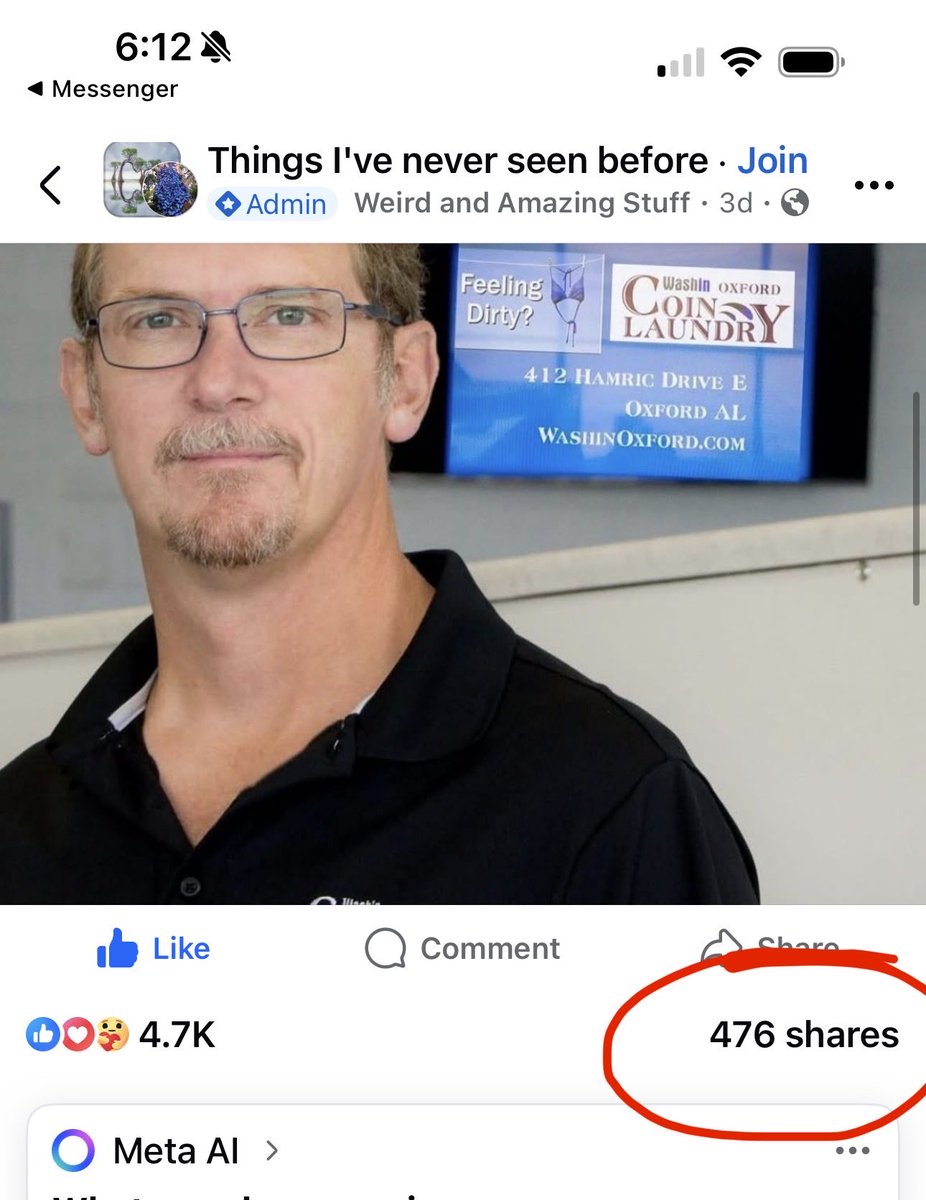 KenBarrettHQ's tweet photo. And getting a bunch of shares and being seen by someone local. 
They reposted it. https://t.co/dAqCpWjw0p