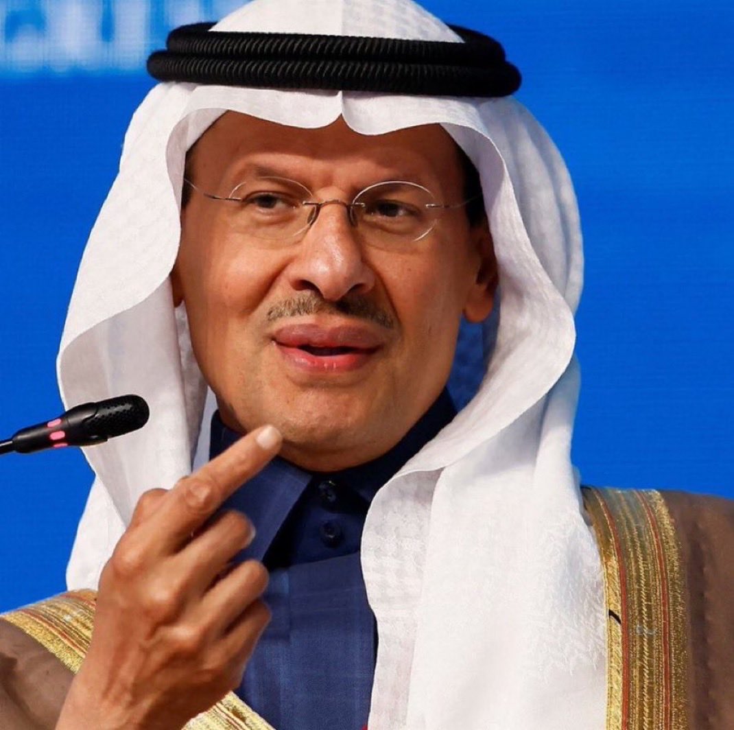 🚨وزير الطاقة السعودي:

"أقولها مجددًا وبكل فخر.. الحقوا بنا إن استطعتم"
