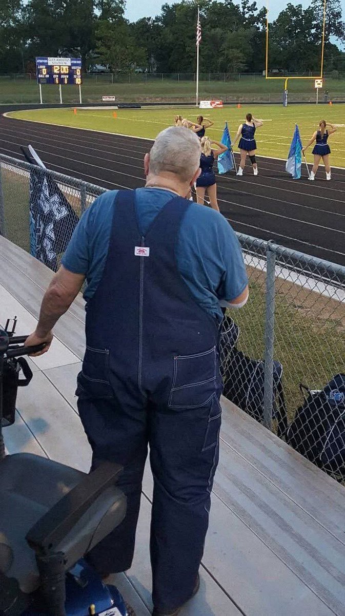 I've kept my opinions pretty much to myself over the standing during the National Anthem thing, but I am needing to speak now...

This is my dad. He served 2 tours of Vietnam while he was enlisted for 20 years in the US Army. He will be 70 in November. Over the past decade, he