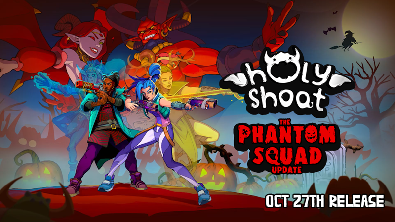 🎃 Holy Shoot: The Phantom Squad Update 🎃

Halloween is officially taking over Hell. We’ve been summoning something spooky for a while (don’t ask where we found the bones), and it’s finally here

We’re excited to be part of Steam Scream Fest, running from October 27 to November