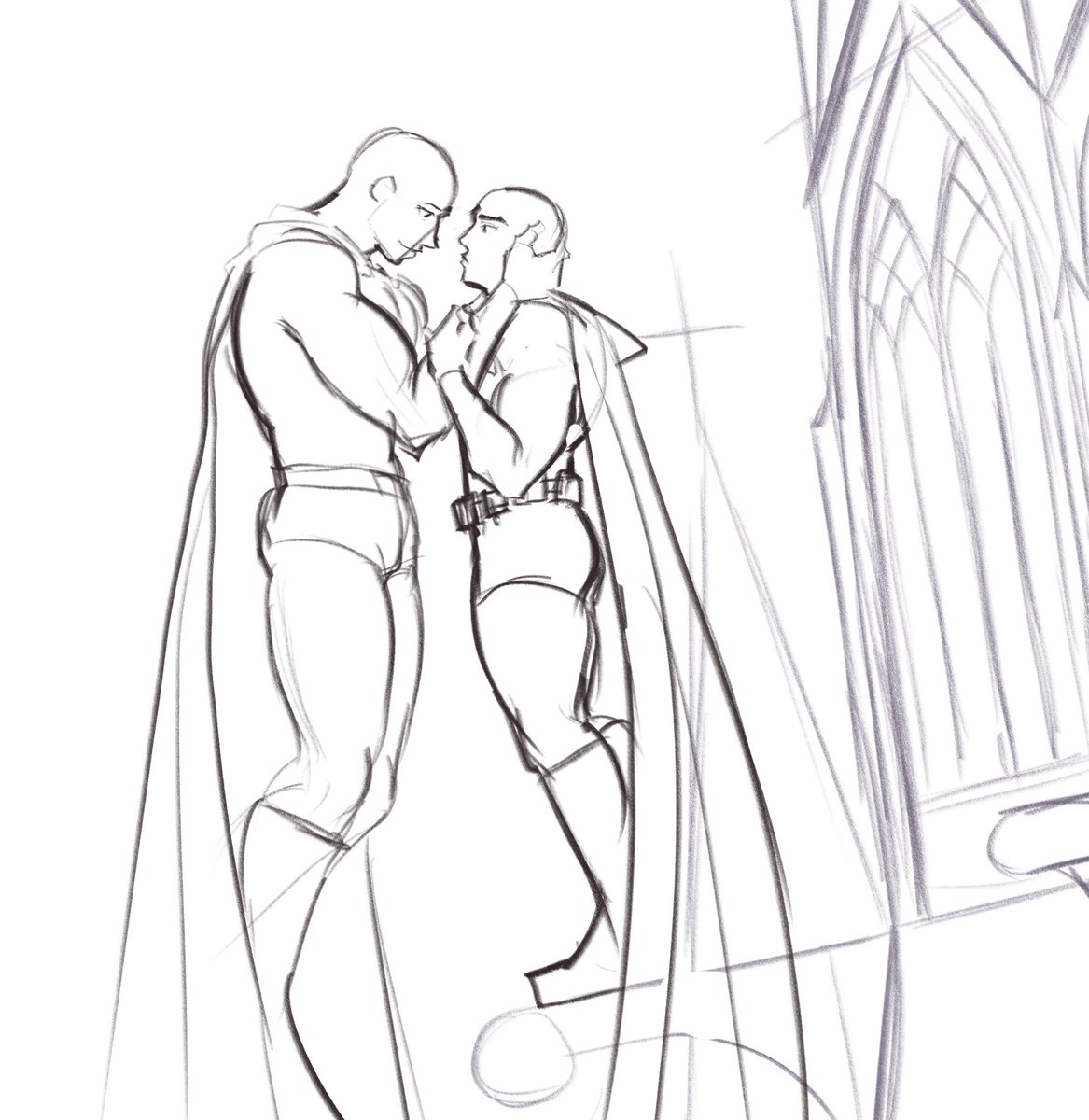 #superbat but theyre bald bcs its a wip from 2 months ago