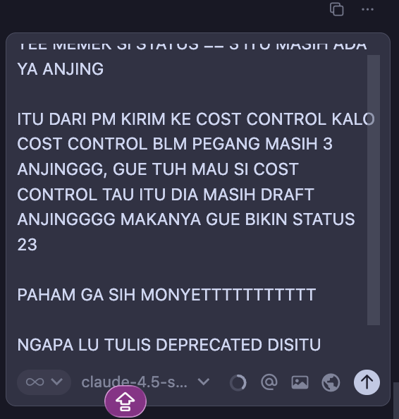 gatau day ke berapa marah marah sama AI