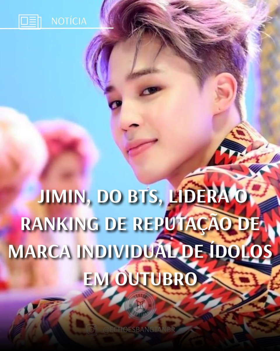 echoesbangtanBR's tweet photo. #JIMIN #지민 #BTS #방탄소년단 #ParkJimin #BTSJimin #JiminNews #JiminBR #BTSNews #ARMY #BTSBrasil #Bangtan #JiminRank #BTSARMY https://t.co/0eybjc3vHz