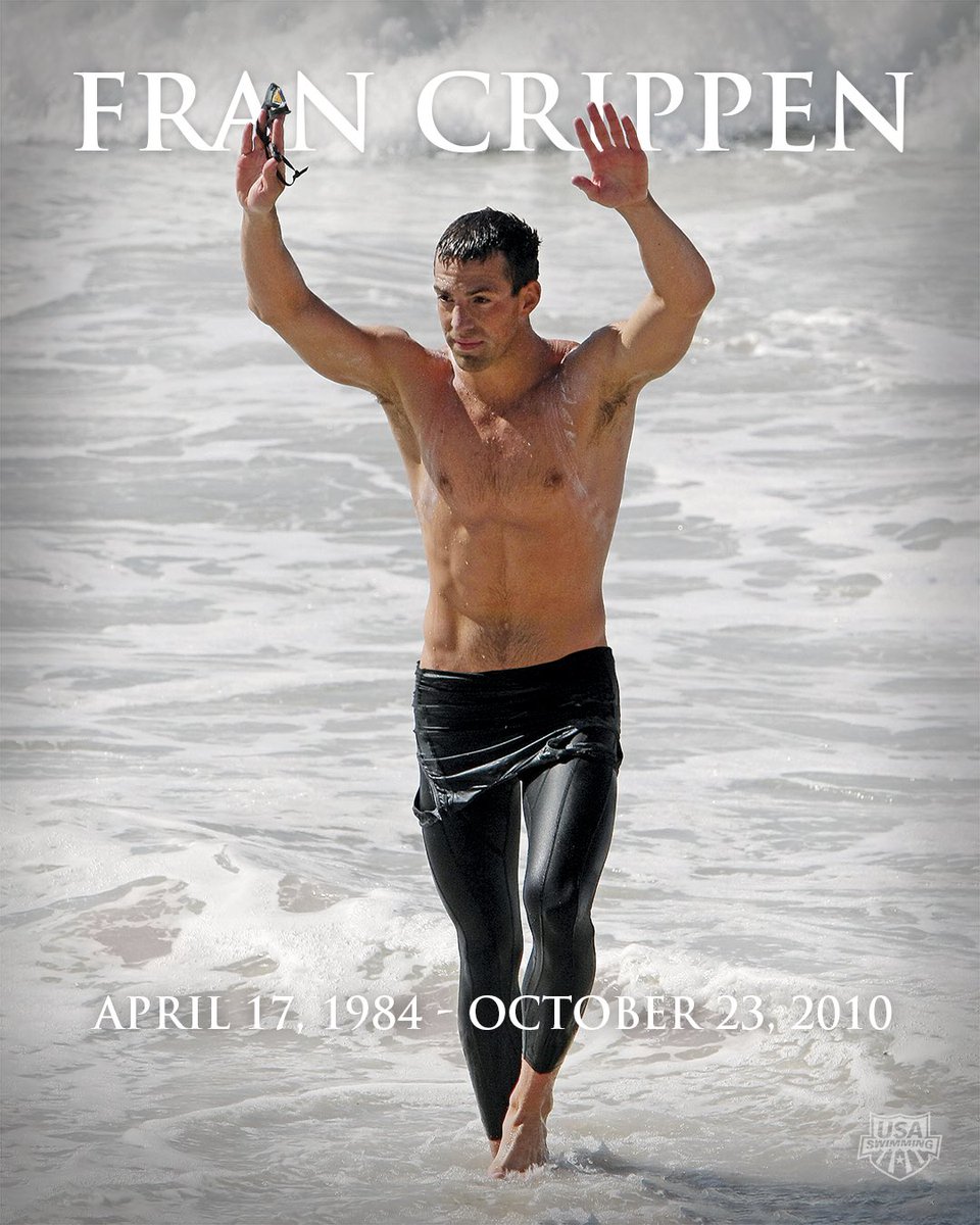 15 years ago, the swimming community lost a great swimmer and an even better person through a tragic accident during an international competition.

Sending love to Fran Crippen's family, friends, teammates, and coaches today and every day 🤍🕊️