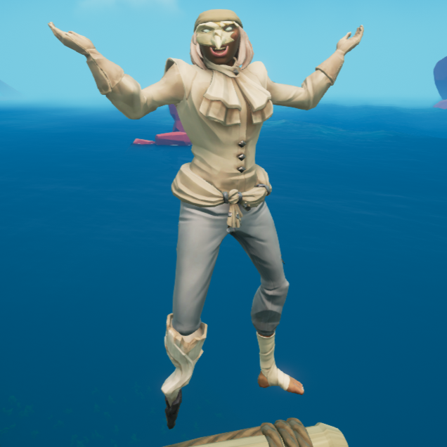 OOooooOOOoOOOoo blanket ghost!

Theme: Ghoulish
<a href="/SeaOfThieves/">Sea of Thieves</a> 
#StyleOfThieves