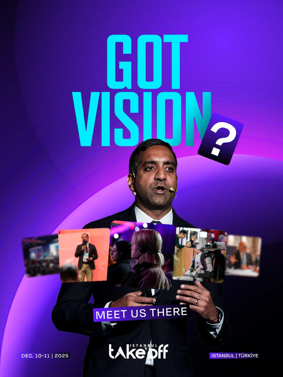 takeoffistanbul's tweet image. Got vision? Then you know where to be.

From bold conversations to global connections, we’re bringing the spirit of #TakeOff back in 2025!🚀

Meet us there.

🔗Apply now: mth.tc/startupstand
📆 Deadline: October 31, 2025
📧 Contact: startup@takeoffistanbul.com