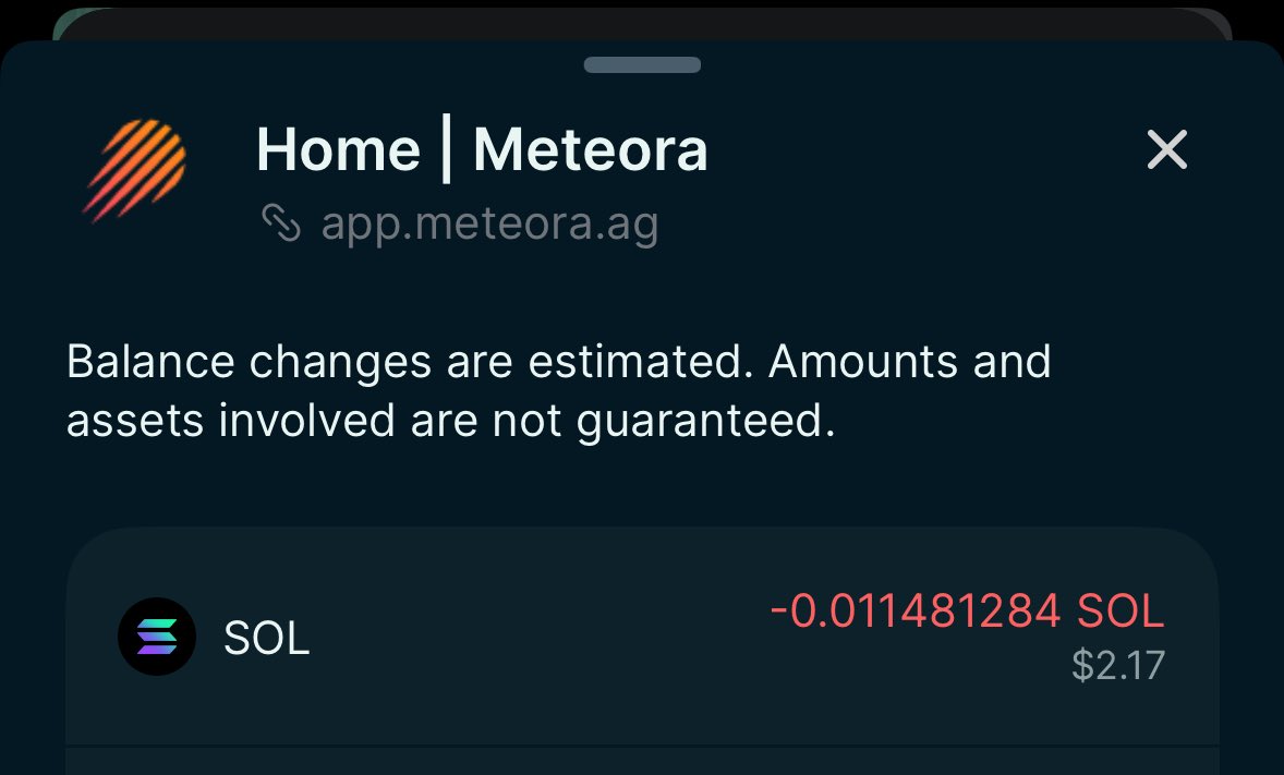 Onu💙💫 (@onux0) on Twitter photo Just claimed my <a href="/MeteoraAG/">Meteora</a> allocation using <a href="/JupiterExchange/">Jupiter (🐱, 🐐)</a>
Swapped on the mobile app to stables under solona
It was easy, convenient and fast
I recommend <a href="/jup_mobile/">Jupiter Mobile (Trencher Arc ⚡️)</a> app 👍 Just claimed my <a href="/MeteoraAG/">Meteora</a> allocation using <a href="/JupiterExchange/">Jupiter (🐱, 🐐)</a>
Swapped on the mobile app to stables under solona
It was easy, convenient and fast
I recommend <a href="/jup_mobile/">Jupiter Mobile (Trencher Arc ⚡️)</a> app 👍