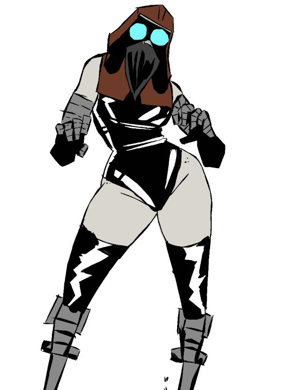 Doodled a Mechanicus adept