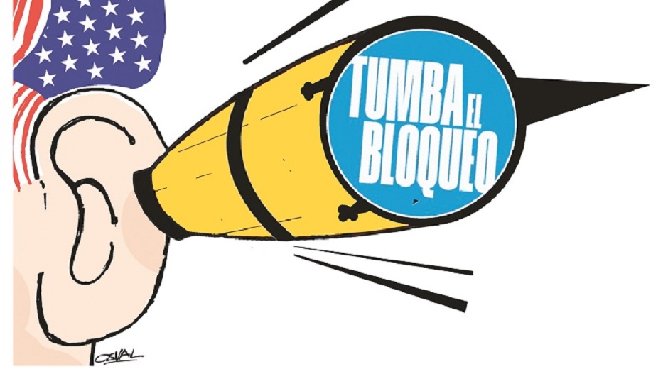 🇨🇺l 
Para que lo escuchen bien: #TumbaElBloqueo
