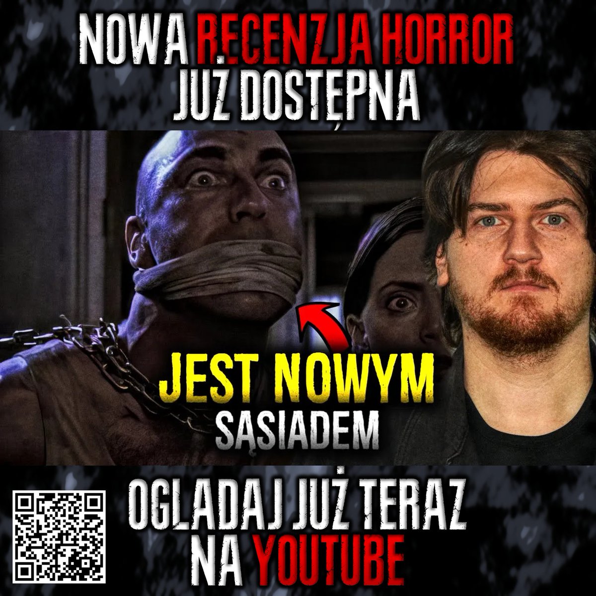 MartinCaine_pl's tweet photo. 👁️ Nowa recenzja bez spoilerów!
🎥 Zobacz moją recenzję tutaj 👉 https://t.co/9wuZ8MS0WT

#Horror #RecenzjaBezSpoilerów #FilmyGrozy #Apartament #Horror2006 #HiszpańskiHorror #NieDlaWrażliwych #KrótkieFilmy #FilmowyWieczór #YouTubePolska #RecenzjeFilmowe #HorrorNight https://t.co/S9WWKaEtNs