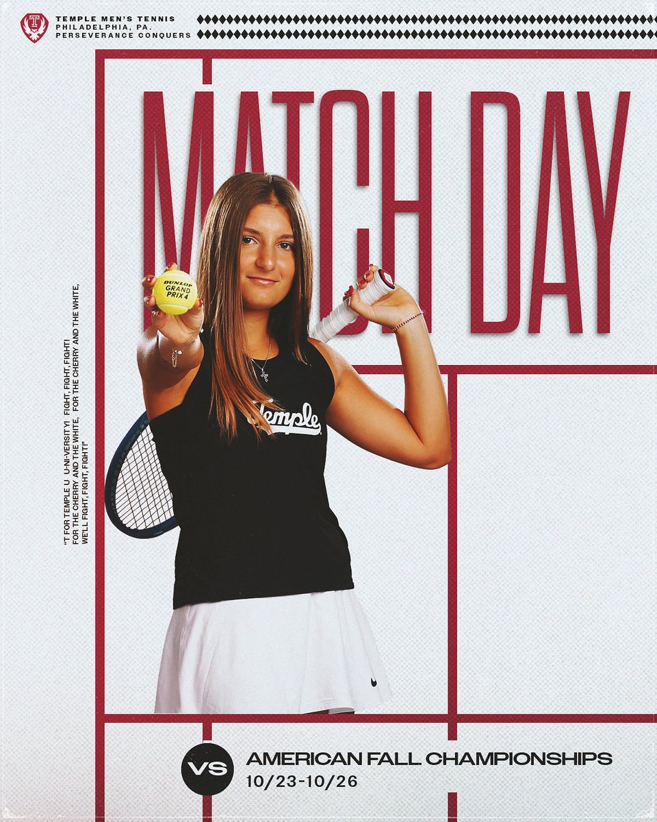Time for Tulsa! 🎾

🆚 | Fall American Championships
📍 | Tulsa, Okla.
🗓️ | 10/23 - 10/26
📈 | tinyurl.com/bdzmc5ds

#GoOwls