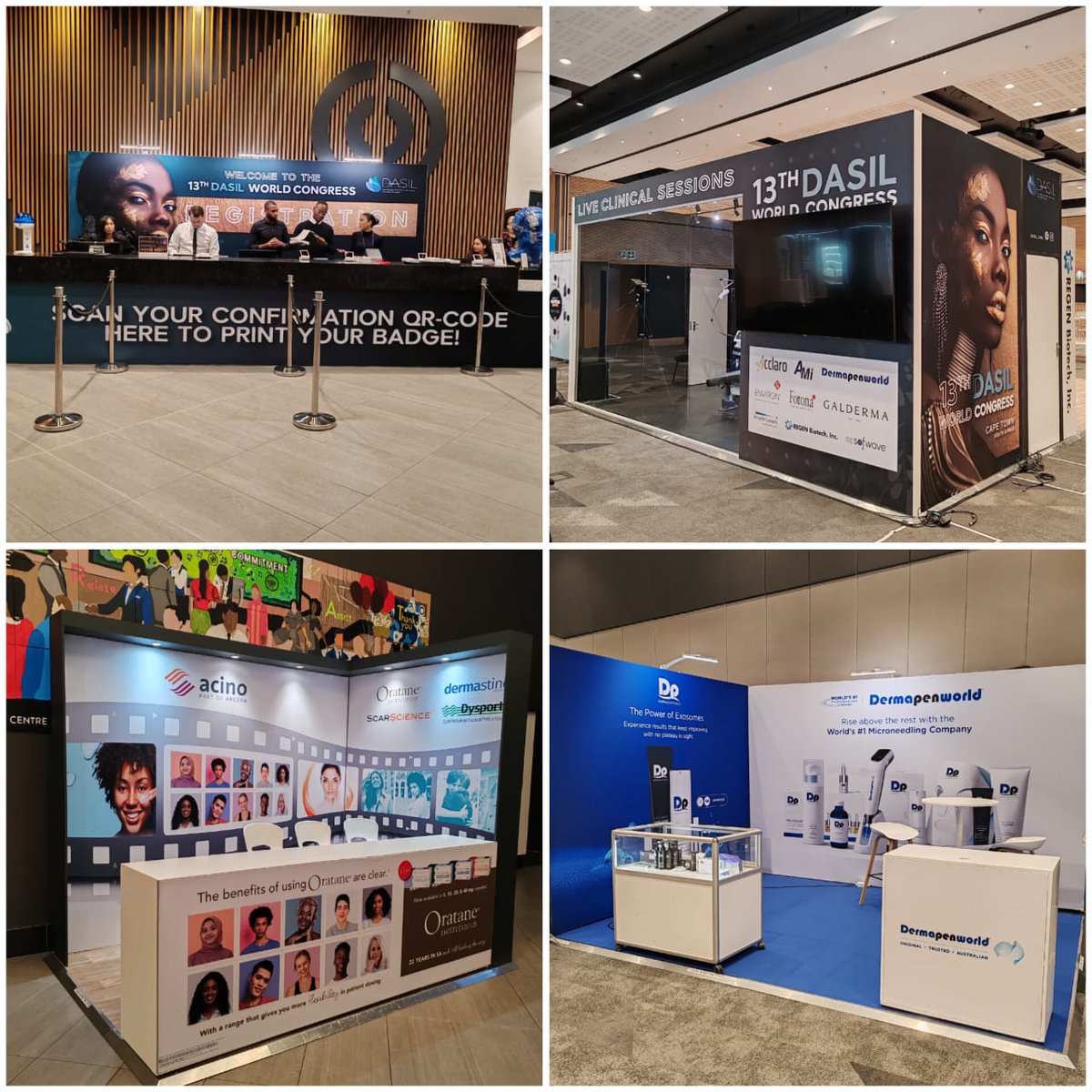 We built the infrastructure and exhibition stands for <a href="/theDASIL/">DASIL</a> World Congress taking place <a href="/CCCC_ZA/">Century City Conference Centre</a> in Cape Town from 23 to 25 October 2025.