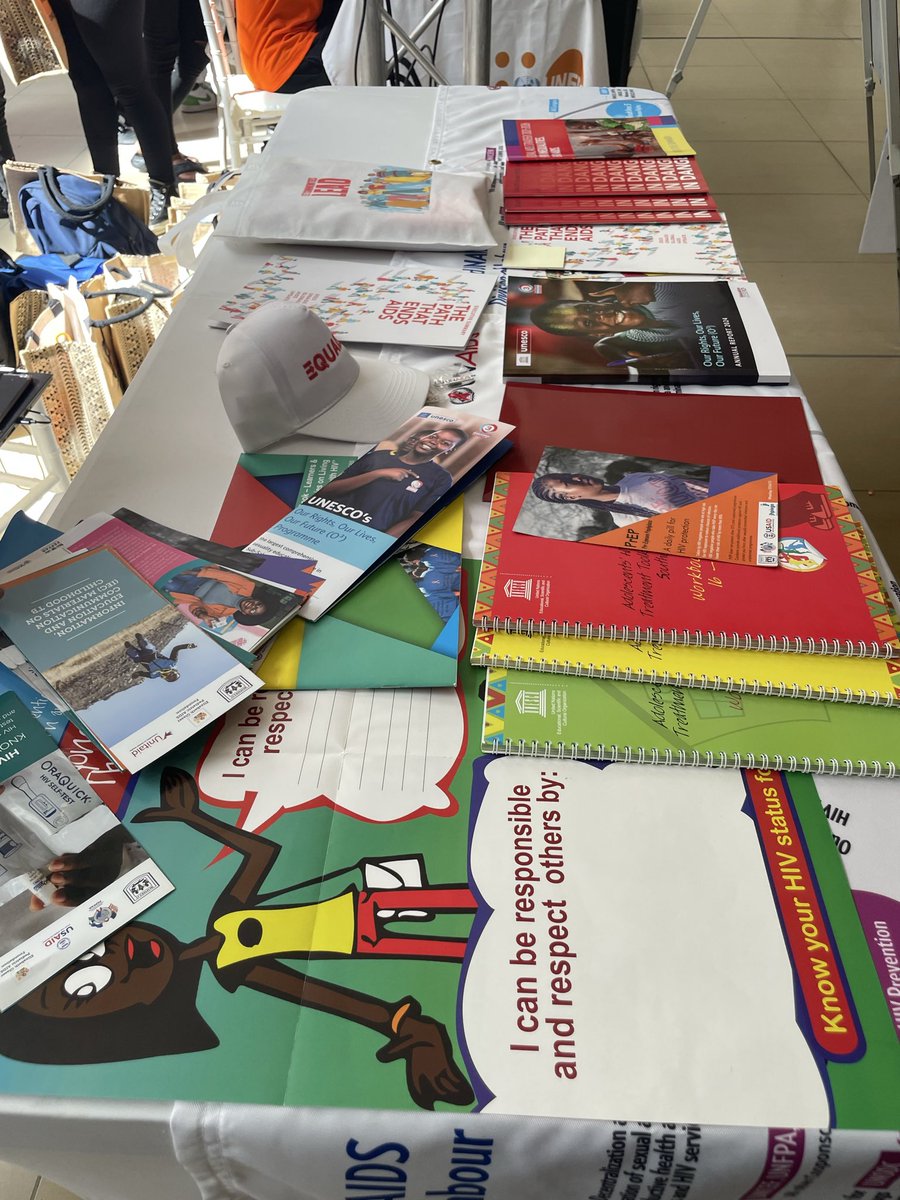 #UN80 exhibition commemorating UN Day in Lesotho. @unaids_lesotho emphasising HIV is not over &amp; recognising the resilience of the response in the face of disruptions.