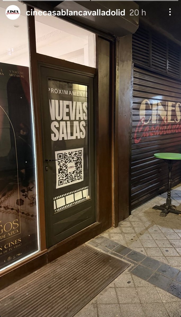 Vaya bombazo, el Casablanca amplia el cine con nuevas salas

Viva el cine de autor 🥳😍