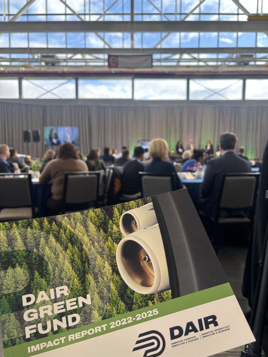 Great morning at #DAIRToInnovate2025! Fantastic insights and some amazing discussions on the future of aerospace. 
So inspiring to see all the innovation and collaboration happening across Ontario and Canada. 

<a href="/DAIR_Hub/">DAIR Hub</a>
