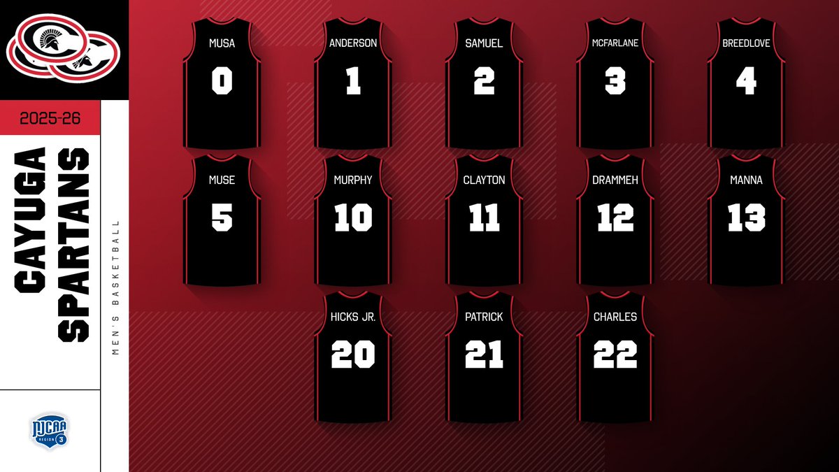 🏀#Spartans Men's Basketball jersey reveal! 🏀

@cayugacc #gospartans
