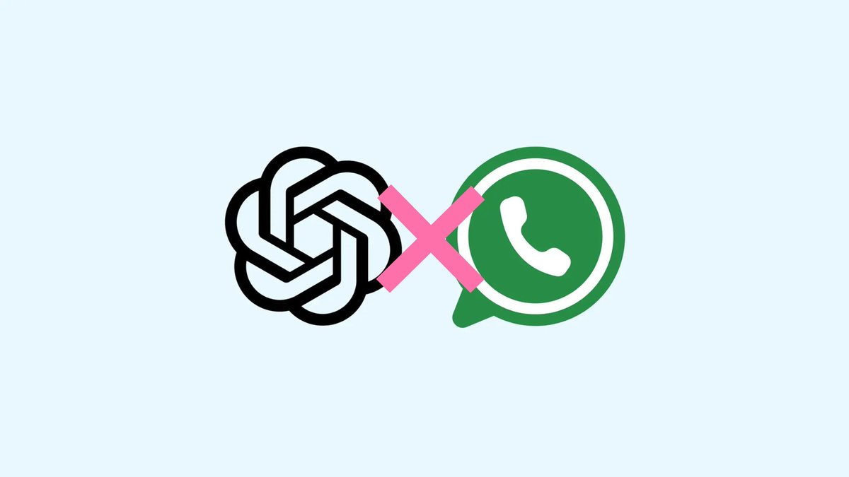 Weplash⚡️ (@weplash) on Twitter photo Meta le cierra la puerta a ChatGPT en WhatsApp.
Por un cambio de políticas, 50 millones de usuarios perderán acceso el 15 de enero de 2026. OpenAI recomienda vincular tu cuenta antes de esa fecha para no perder tu historial.
Ironías tech: OpenAI lanza su navegador y Meta le Meta le cierra la puerta a ChatGPT en WhatsApp.
Por un cambio de políticas, 50 millones de usuarios perderán acceso el 15 de enero de 2026. OpenAI recomienda vincular tu cuenta antes de esa fecha para no perder tu historial.
Ironías tech: OpenAI lanza su navegador y Meta le