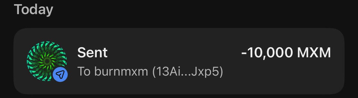 Week 4 of sending $MXM to burnmxm.sol

Are you in?

Any amount will be reimbursed to your wallet after the burn 🔥 

Let the rituals continue