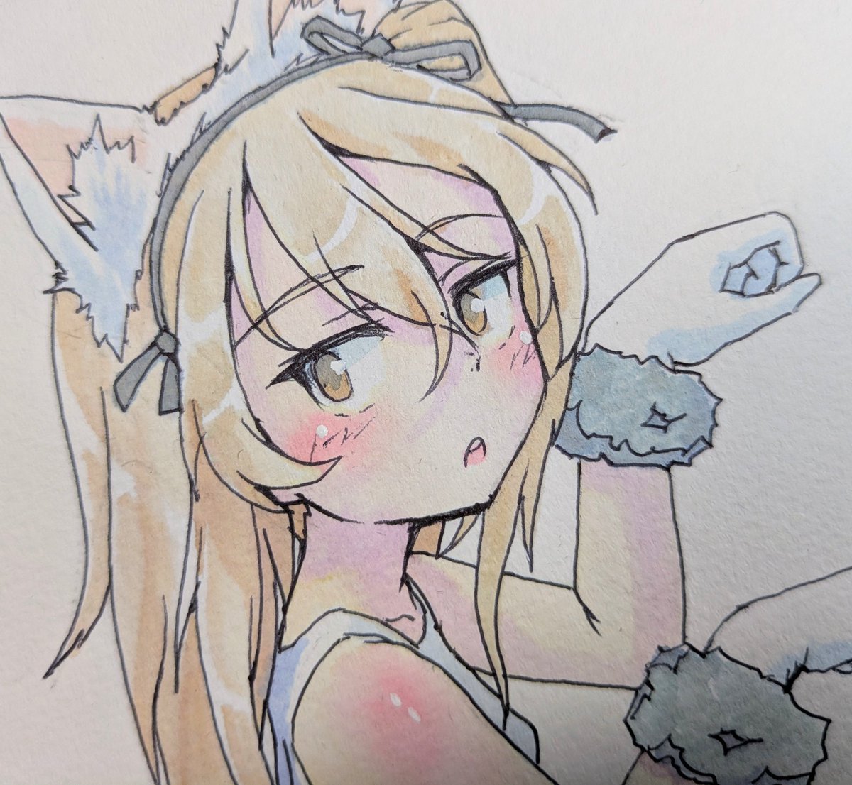 島田愛里寿 「#garupan」|黒猫童子のイラスト
