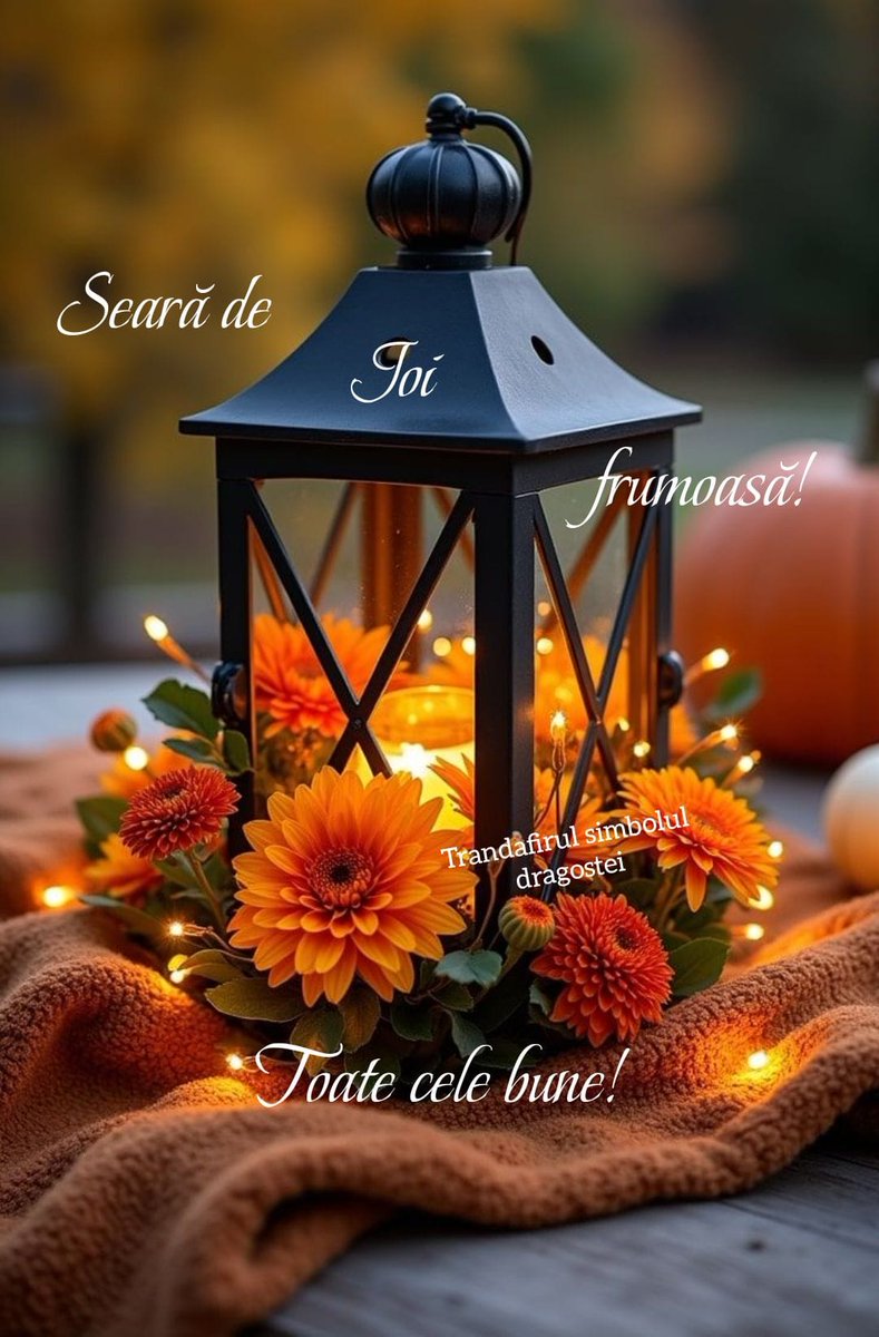 O seară frumoasă și liniștită vă doresc tuturor alături de cei dragi vouă!🍂💫🍂