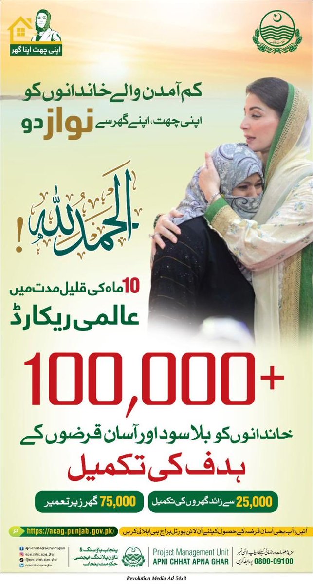 MaryamNSharif's tweet image. اپنی چھت اپنا گھر:

Alhamdolillah 100,000 houses achieved!
In mere 10 months !