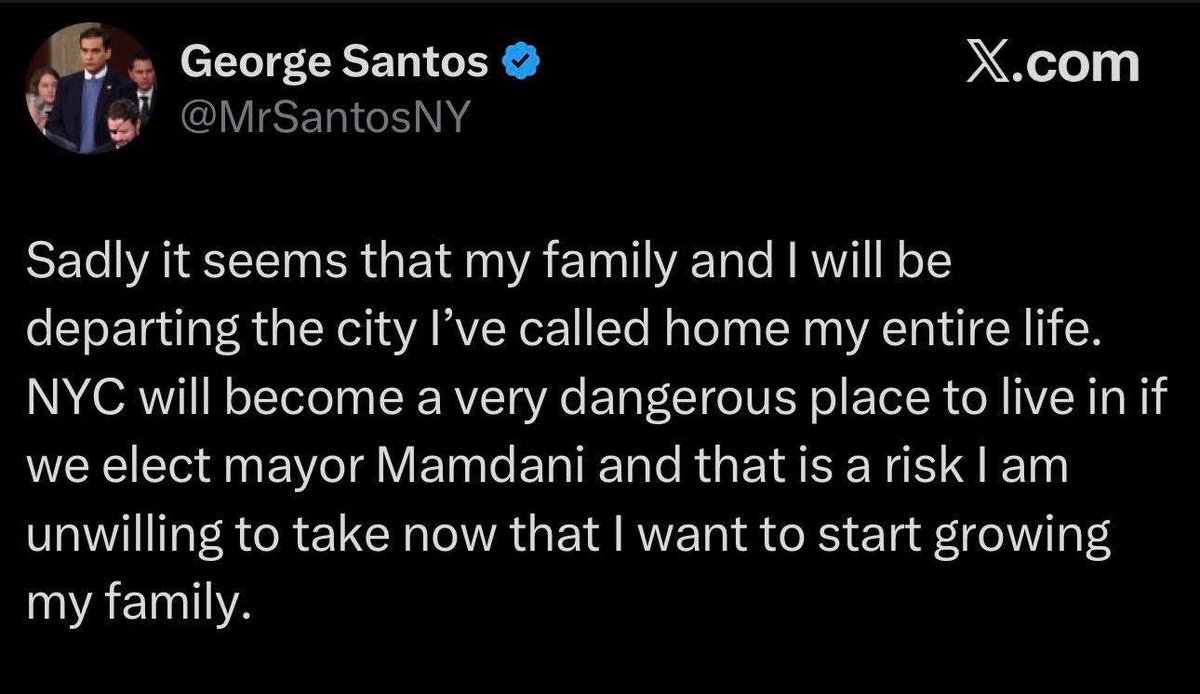 Mamdani hasn’t even been elected yet and criminals are leaving on their own.