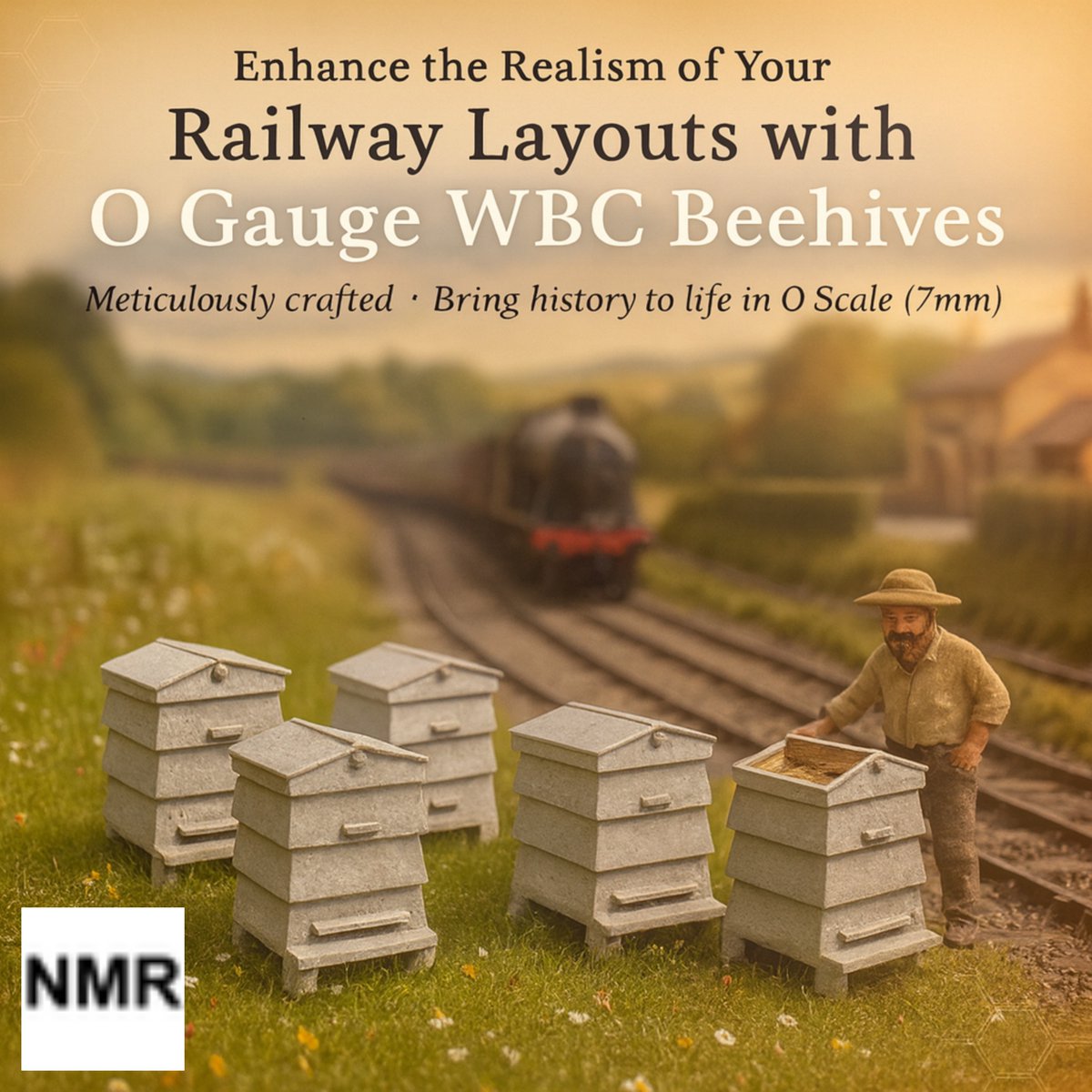 NRailworks's tweet image. Elevate your railway scenery! 🚂 The O Gauge WBC Beehives add historical charm and detail
.
.
narrowmindedrailworks.com/products/o-gau…

#ModelTrainHobby #NRM