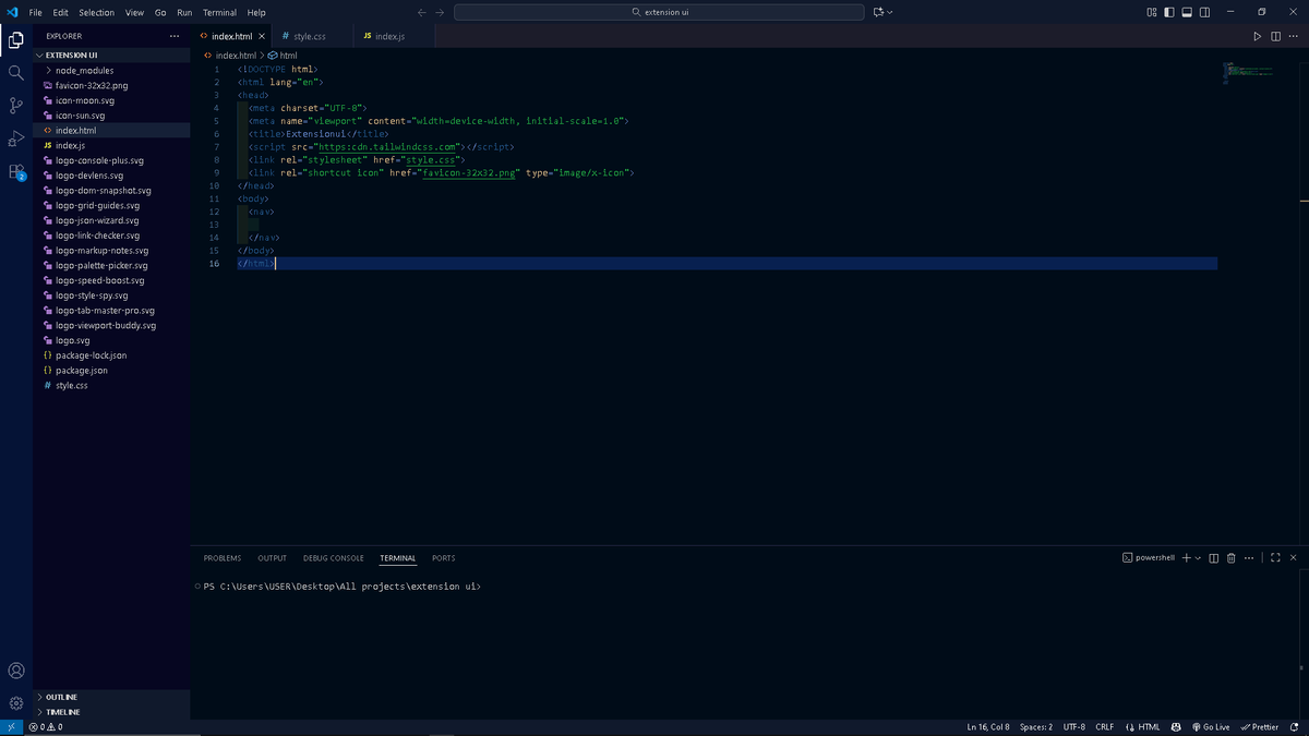 CodeEdison's tweet image. Working on a functional extension UI with tailwind CSS