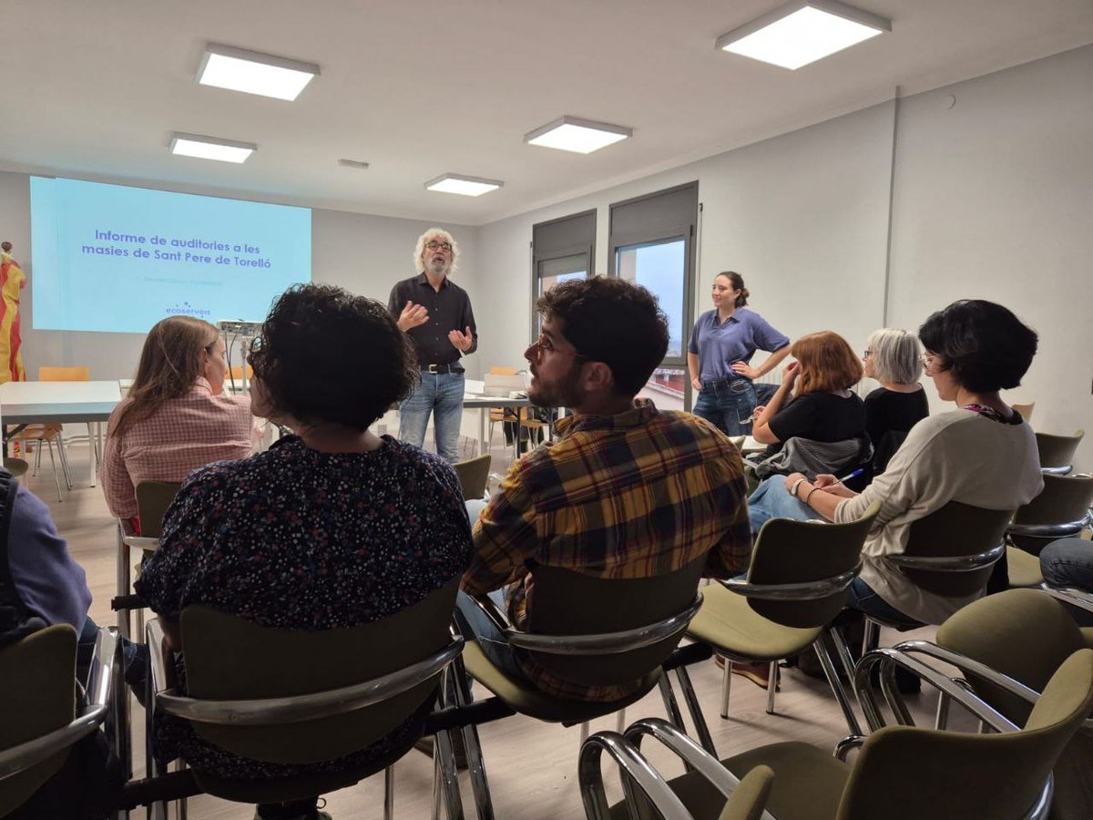 Ecoserveis's tweet image. 🌿 Venim d'implementar accions del #RENOVERTY a Sant Pere de Torelló, per promoure la rehabilitació energètica d’habitatges rurals i la creació de models col·lectius i sostenibles!
Un dia per mostrar resultats i compartir experiències inspiradores dels masos a on s'ha implementat